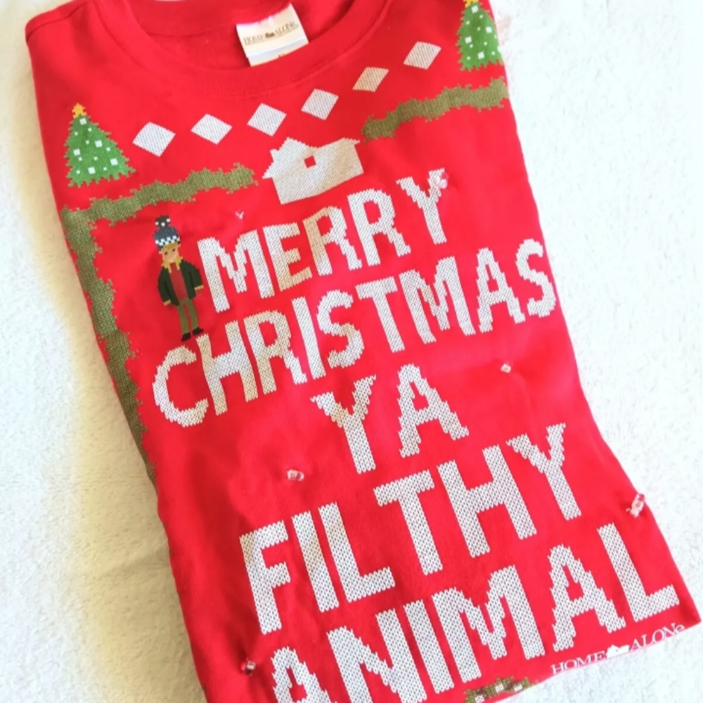 Women's light up Christmas sweater Home Alone sz XS NWOT